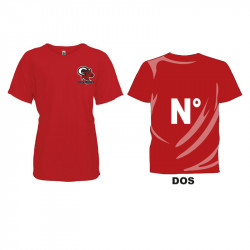 Tee-shirt d'entrainement rouge Junior & Adulte