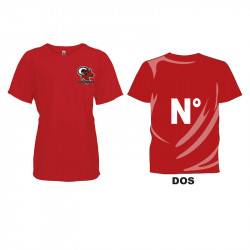 Tee-shirt d'entrainement rouge Junior & Adulte